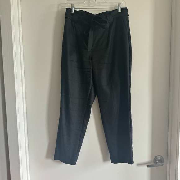 Linen Blend Ankle Pants - Picture 4 of 4